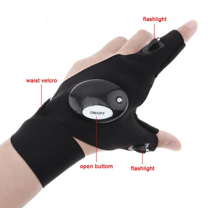 LED Flashlight Glove