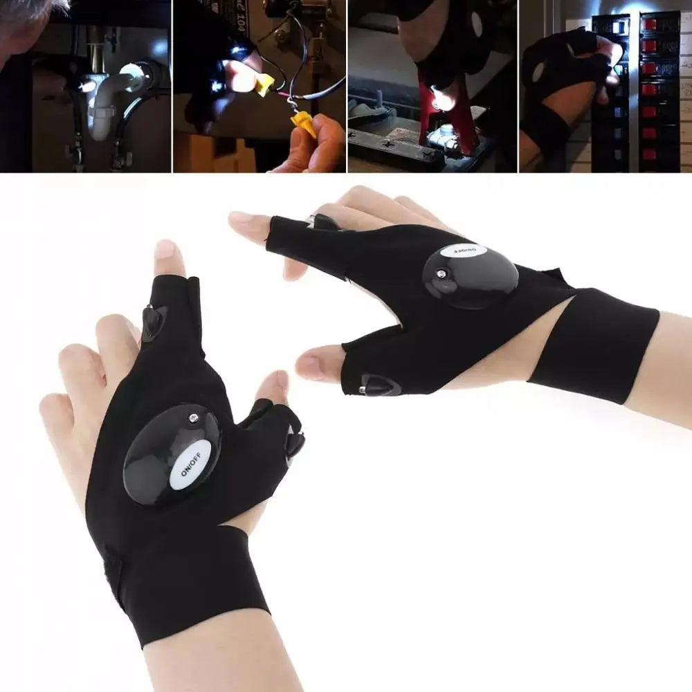 LED Flashlight Glove